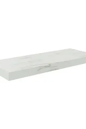 Consegna Rapida Repisa Flotante Spaceo Textura Mármol Blanco 60x23.5 cm