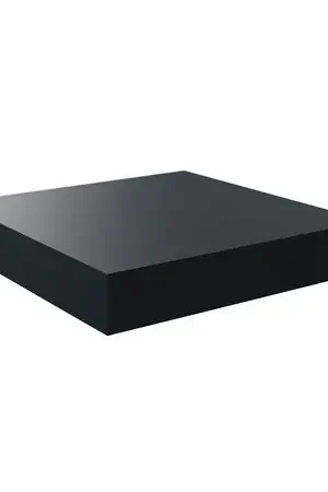 Repisa Flotante Spaceo 23x23.5cm Negro Top Qualità