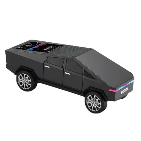 Parlante Bluetooth Camioneta Futurista 15W con Pantalla LED y Radio FM BS-P8719B Promozione Esclusiva