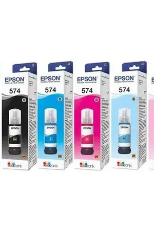 Autentico Kit x 6 Tintas ORIGINALES Epson 574 para L8050 L18050