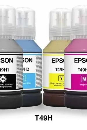 JUEGO DE BOTELLAS DE TINTA EPSON T49H ORIGINAL Premium