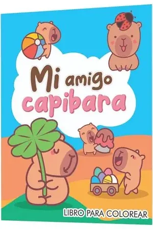 Premium Libro coloreando capibaras DISTRIBUIDORA GRÁFICA (Modelos Aleatorios)