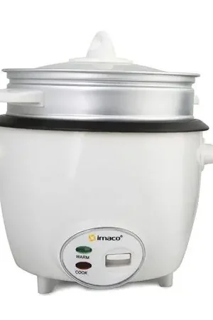 Offerta Lampo Olla Arrocera Imaco 1.5L con vaporera RC15VE Blanco