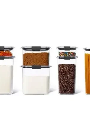 Offerta Limitata Set de 7 herméticos de plastico Brilliance Rubbermaid Tritan 2141950