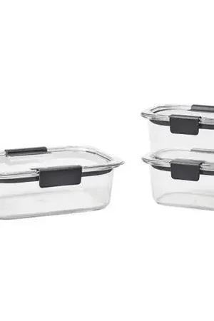 Set de 3 herméticos de plastico Brilliance Rubbermaid Tritan 2025903 Promozione Esclusiva