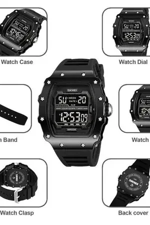 Prezzo Basso Reloj Skmei 2296 NEGRO Correa Silicona Negro