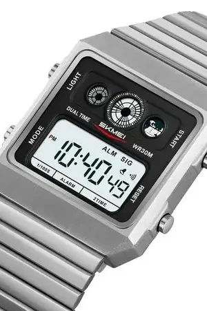 Prezzo Ridotto Reloj Skmei 2450 Plateado y Dorado Unisex Digital
