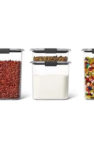 Top Qualità Set de 4 herméticos de plastico Brilliance Rubbermaid Tritan 1994253