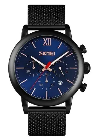 Ordine In Blocco Reloj Skmei 9203 Negro fondo azul Cronómetro Azul