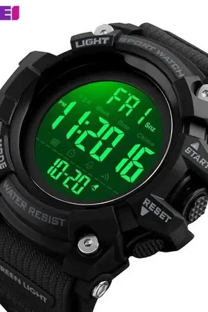 Reloj Skmei 1384 Negro Correa Silicona Negro Scelto Dai Clienti