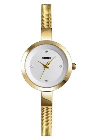 All’Ingrosso RELOJ SKMEI 1390 DORADO CORREA ACERO PARA MUJER. Dorado