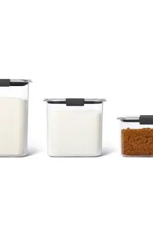 Set de 3 herméticos de plastico Brilliance Rubbermaid Tritan 2142033 Offerta