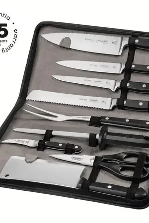Scelto Dai Clienti Set de Cuchillos Century Acero Inoxidable 10 Piezas Plata