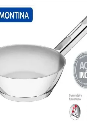 Prezzo Basso Sartén de acero inoxidable con fondo triple de 24 cm 2,1 L Tramontina acero