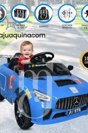Artigianale Carro a Batería de Lujo MERCEDES DEPORTIVE Licenciado Blue