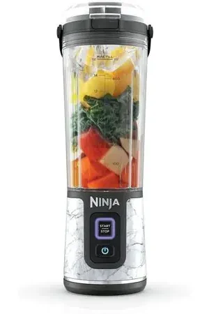 Ninja Blast Licuadora portátil inalámbrica 500 ml | Blanco mármol Edizione Limitata