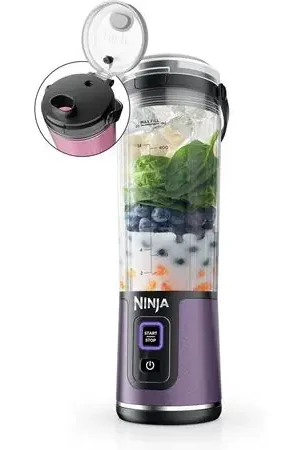Ninja Blast licuadora portátil inalámbrica 500 ml / 17 oz | Morado metálico Nuova Collezione