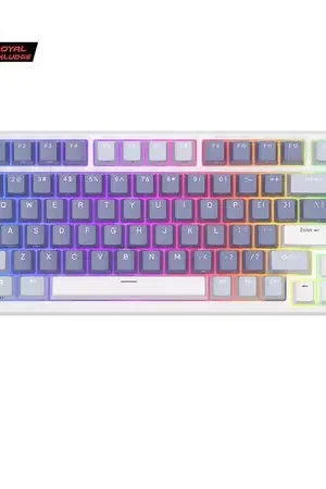 Di Marca Teclado Gamer Mecanico Royal Kludge Rk-m75 Taro Milk