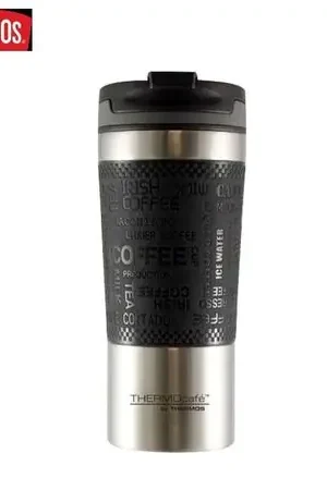 Affare Mug de acero 360ml negro thermos acero con negro