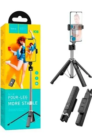 Palo Selfie Tripode Hoco K18 Control Bluetooth 90cm All’Ingrosso