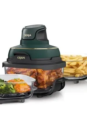 Prezzo Scontato Ninja Crispi 2 en 1, freidora portátil 6 tazas / 1.4 L | Verde británico