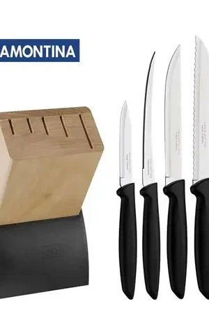 Juego de Cuchillos Tramontina con Base Plata Scelto Dai Clienti