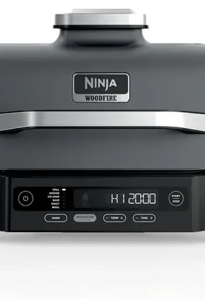 Saldi Ninja Woodfire OG321, parrilla y ahumador 6 en 1, | Negro