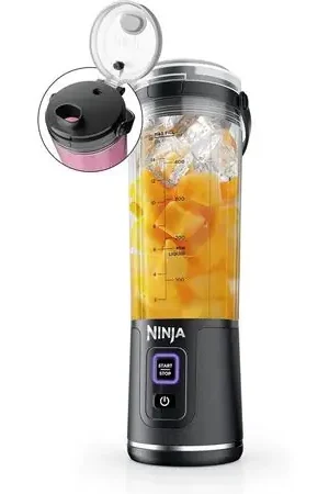 Ninja Blast BC151MB, licuadora portátil 500 ml, inalámbrica | Negro metalizado Promo Stagionale