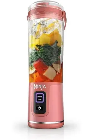 Ninja Blast licuadora portátil inalámbrica 500 ml / 17 oz | Arcilla roja Esclusivo