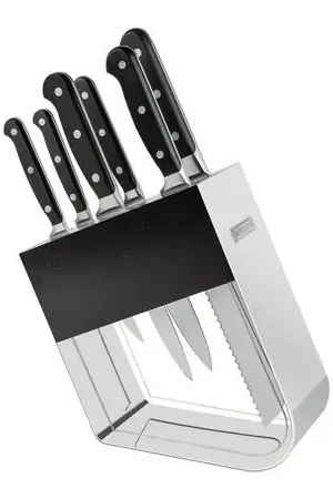 Juego de Cuchillos de 7 Piezas Century Plata All’Ingrosso