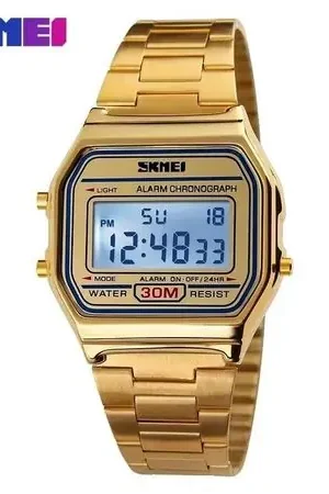 Reloj Skmei 1123 Dorado Correa Acero Dorado Pagamento Sicuro