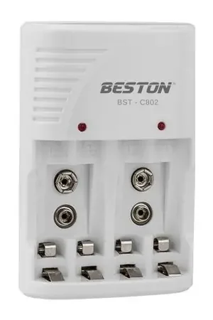 Compra Oggi Stesso Cargador Rapida de Baterias Pilas Recargables BESTON 4xAA 4xAAA 2x9V