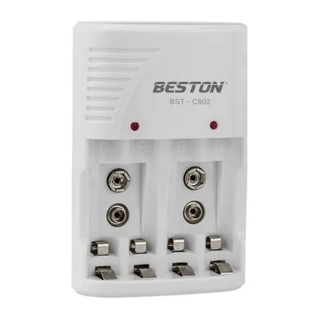 Compra Oggi Stesso Cargador Rapida de Baterias Pilas Recargables BESTON 4xAA 4xAAA 2x9V