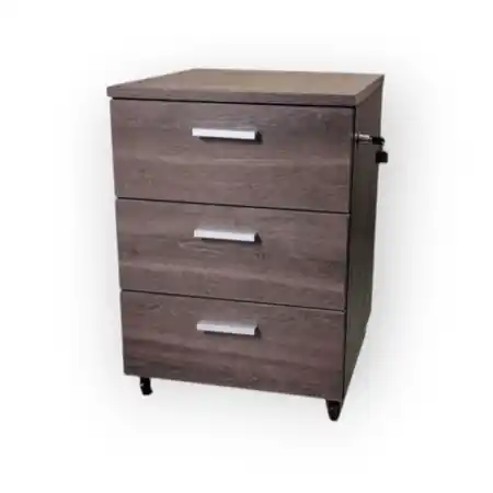 Cajonera De 3 Cajones Con Ruedas Y Chapa color Milan Acquista Ora