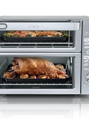 Solo Oggi Ninja Horno Double Stack XL DCT651, freidora 12 en 1, Pro Cook | Acero