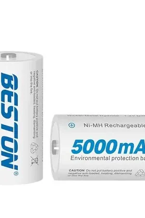 2 Baterias de Litio Recargable Tipo D Pilas 1.2V 5000mAh BESTON Ni-MH - 2 Baterias de NI-MH Recargable Tipo D Pilas 1.2V 5000mAh BESTON Ni-MH Miglior Prezzo