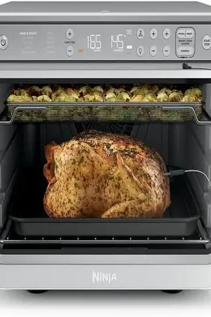 Ninja Prestige XL DT551, horno tostador y freidora 10 en 1, 1800 W | Acero Compra Online