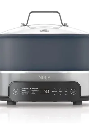 Alta Qualità Ninja MC1101 Foodi Cooker Pro 8 en 1, 6.5 qt / 6.2 L | Azul medianoche