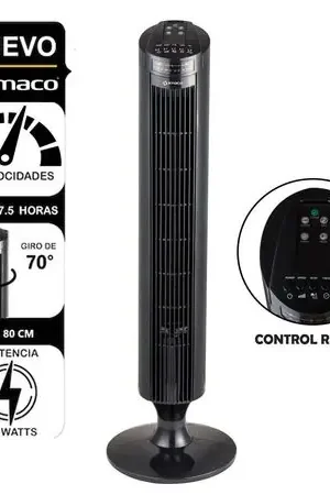 Ventilador Torre Imaco C Control Remoto TF3645 50W Ordina Subito
