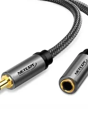 Cable extension de Audio Plug 3.5mm TRS de 3 Metros NETCOM Super Prezzo