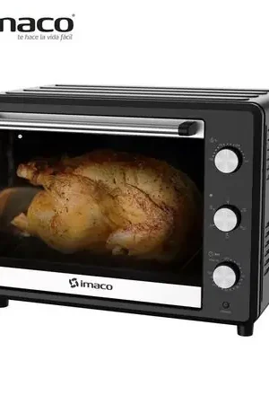Horno Eléctrico negro 55 litros c/rosticero HEB55R Imaco Compra Adesso