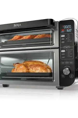 Subito Disponibile Ninja Horno doble inteligente DCT451 12 en 1 60.7 oz / 1.8 L | Acero inoxidable