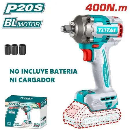 Offerta Lampo LLAVE DE IMPACTO 400 NM MOTOR BL SOLO CABEZAL- TIWLI20401 - Llave De Impacto 400 Nm Motor Bl Solo Cabezal- Tiwli20401