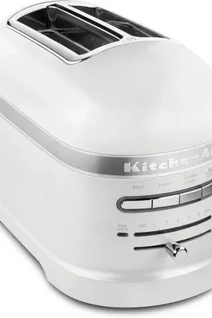 Occasione KitchenAid, tostadora automática 2 rebanadas ranura ancha | Blanco perla