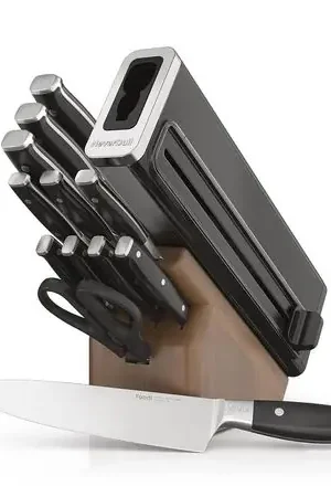 Top Qualità Ninja sistema cuchillos K52013 Foodi NeverDull 13 pzas Wood Series | Walnut Block