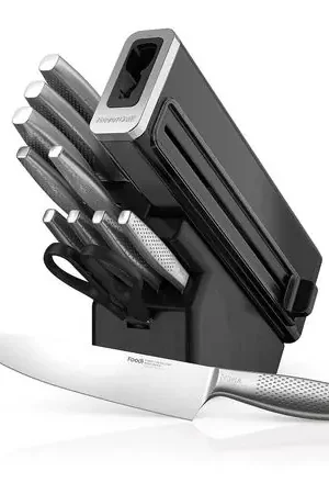 Promozione Ninja sistema cuchillos K62012 Foodi NeverDull 12 pzas con afilador | Negro Y Gris