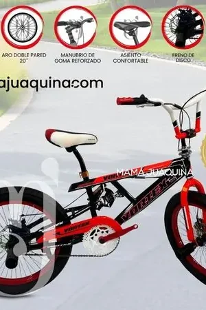 Bicicleta Deportiva BMX Aro 20 BRONCO Red Solo Oggi