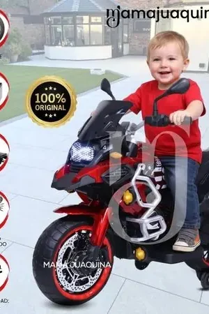 Spedizione Espresso Moto a Batería Musical RANGER GS Con Bluetooth Red