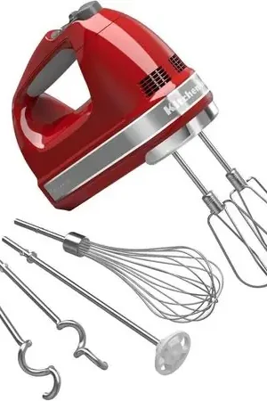 Compra Adesso KitchenAid KHM926ER, batidora de mano 9 velocidades | Rojo imperio