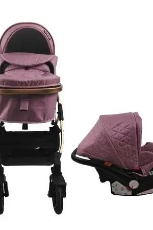 Coche Para Bebé Travel System Baby Cam Galaxy Rosado Saldi